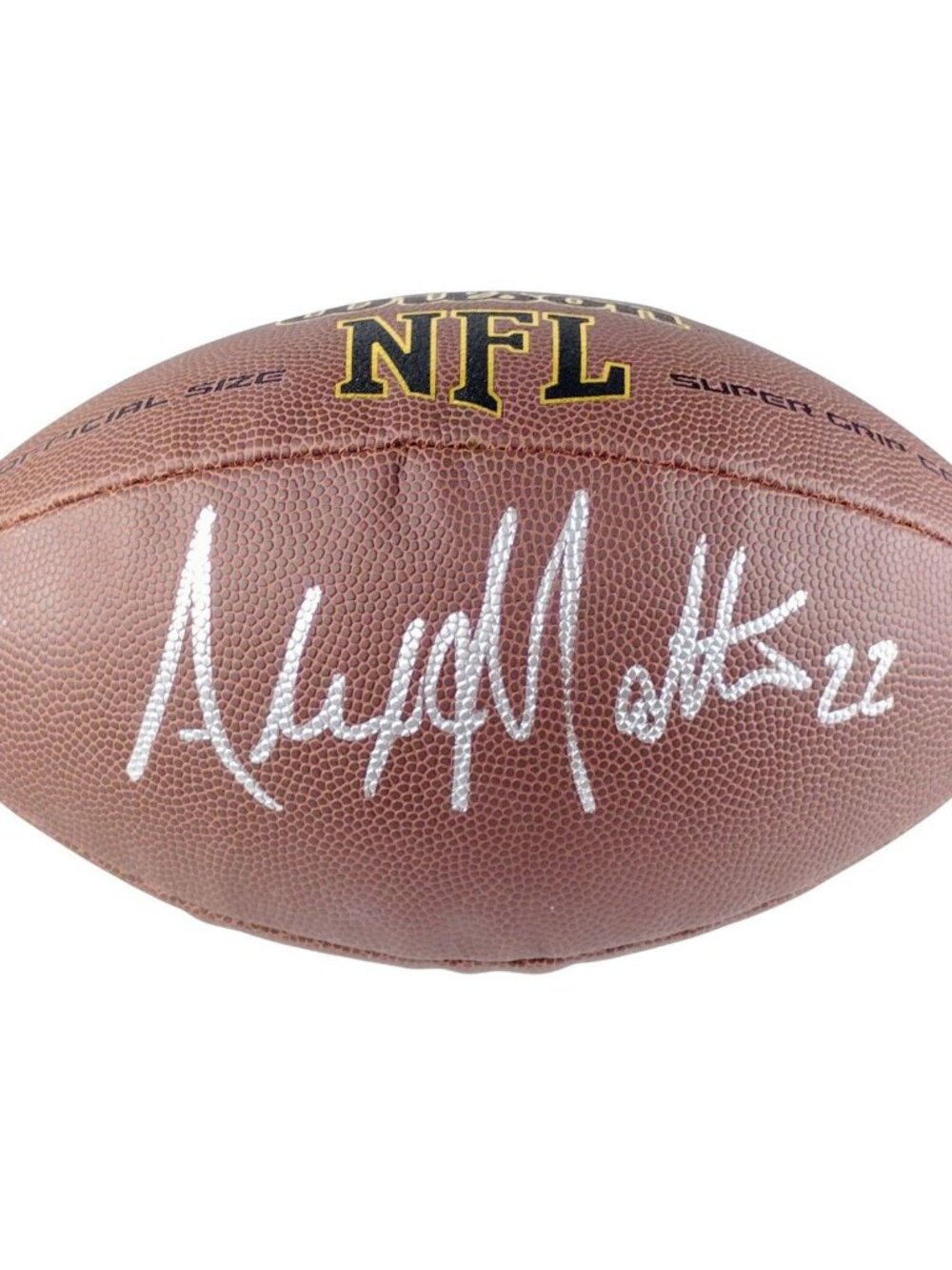 Alexander Mattison Signed Wilson NFL Football Vikings Raiders Proof COA
